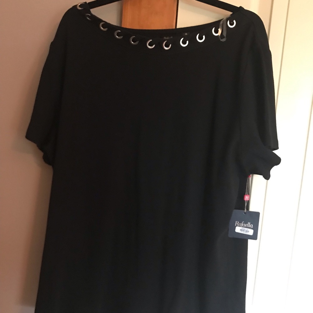 Beautiful sweater weight black blouse